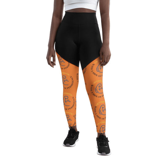 Optimistic Persistence Sports Leggings - Totally Bri LLC