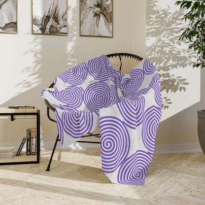 Purple Unison Velveteen Microfiber Blanket - Home Decor - Totally Bri LLC