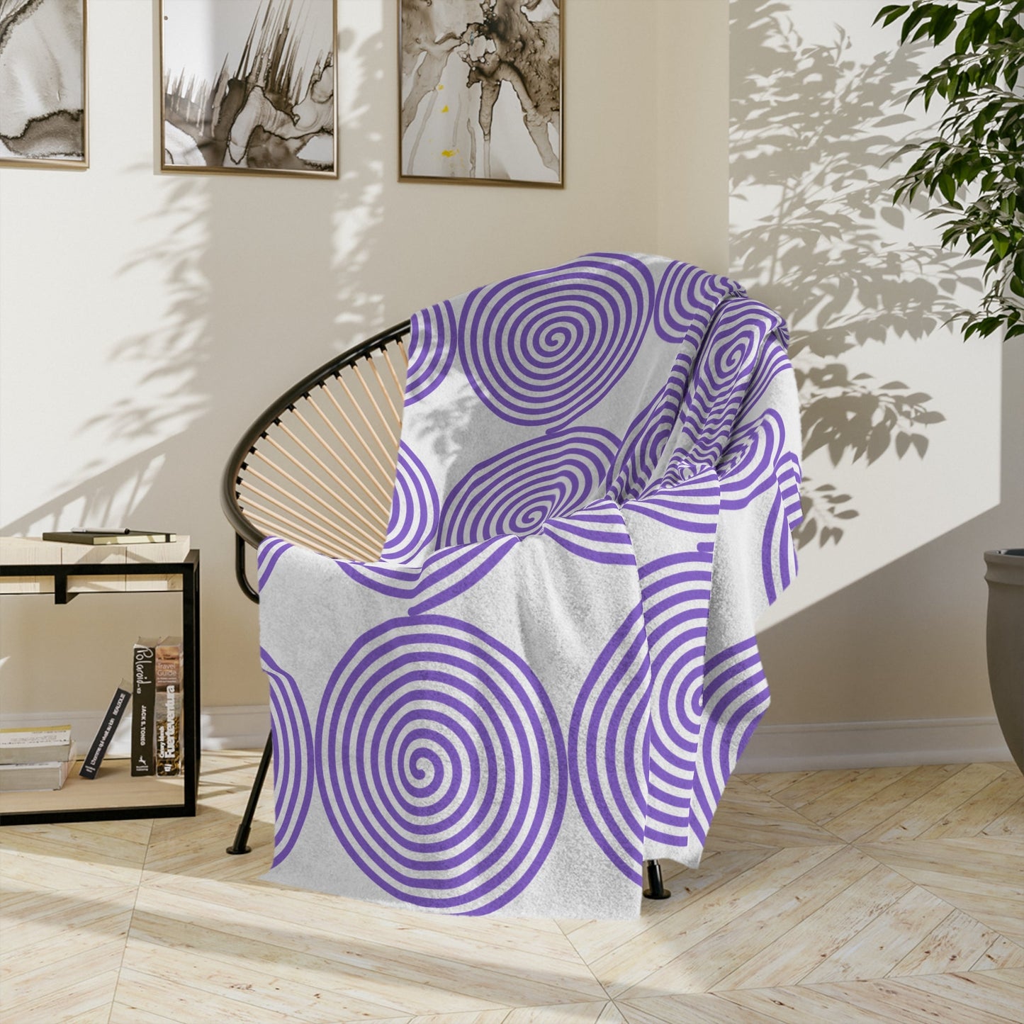 Purple Unison Velveteen Microfiber Blanket - Home Decor - Totally Bri LLC