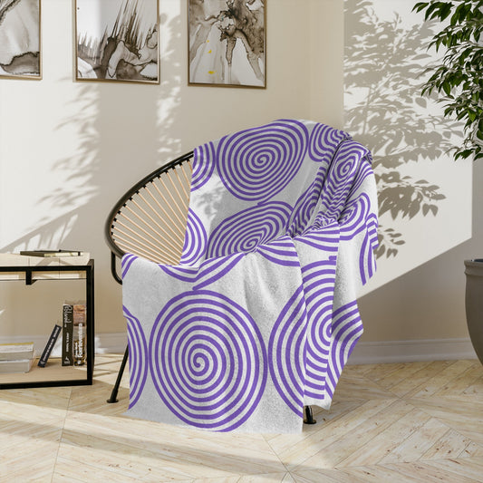Purple Unison Velveteen Microfiber Blanket - Home Decor - Totally Bri LLC