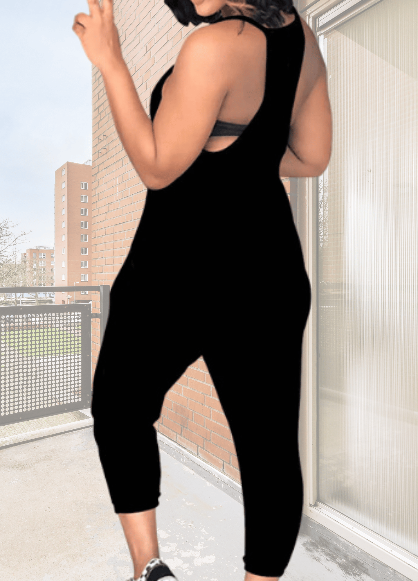 Sleek Black Essential Women's Jumpsuit Stylish Rompers - romper - Totally Bri LLC