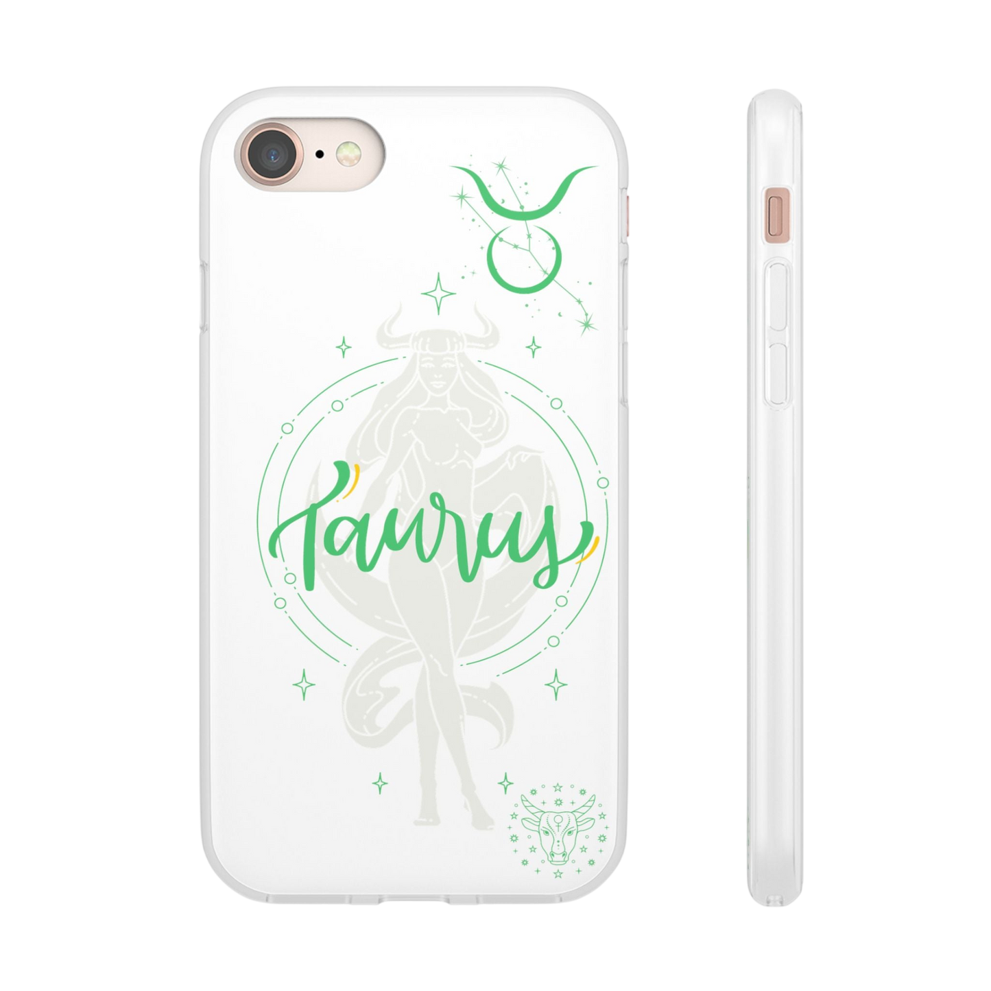 Taurus Zodiac | Phone Cases | Clear - Phone Case - Totally Bri LLC