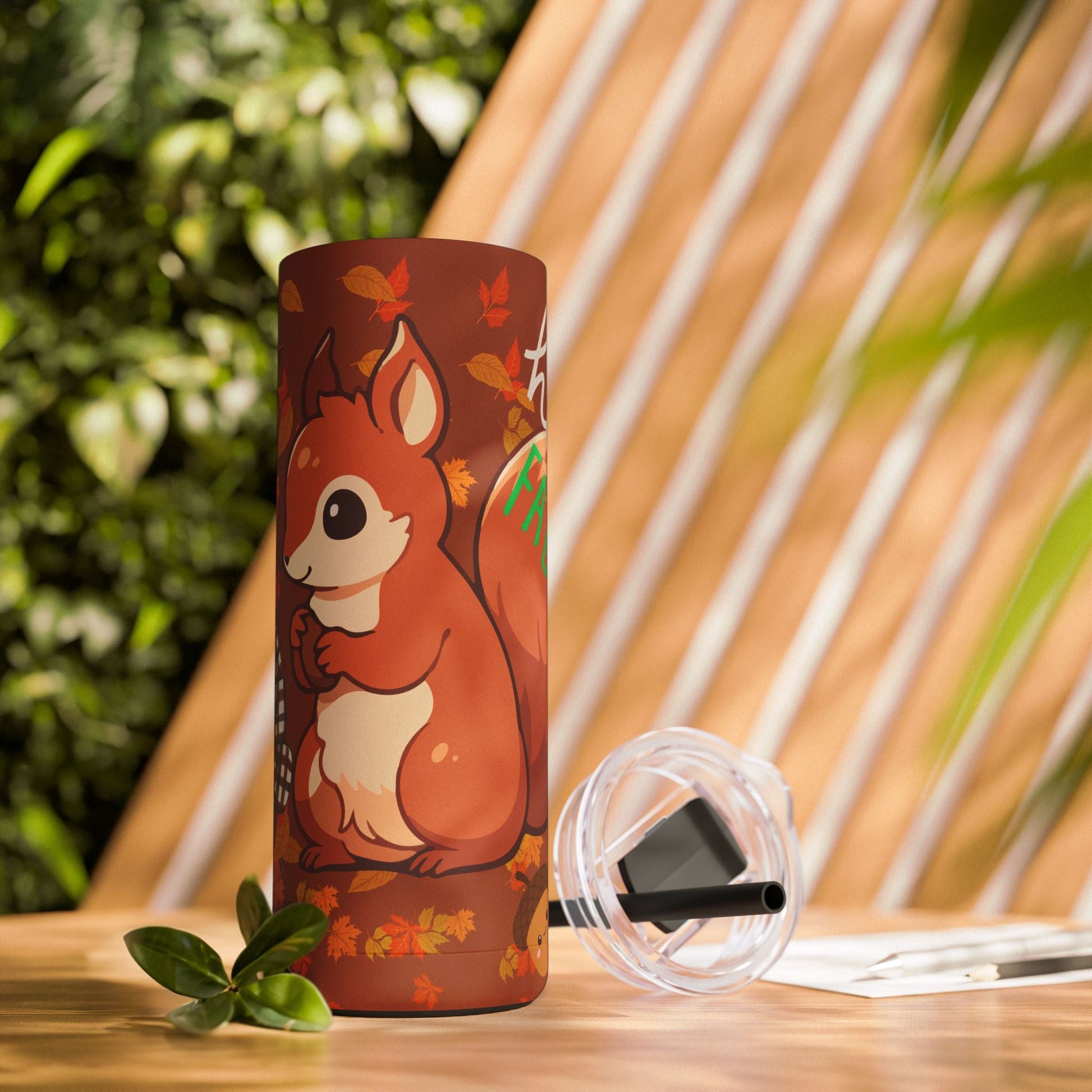 Tumbler Cup | Cute Squirrel | Fall | Matte, 20oz - Mug - Totally Bri LLC