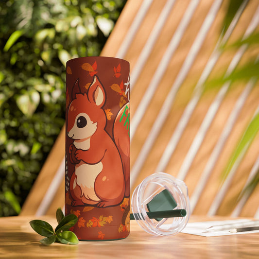 Tumbler Cup | Cute Squirrel | Fall | Matte, 20oz - Mug - Totally Bri LLC
