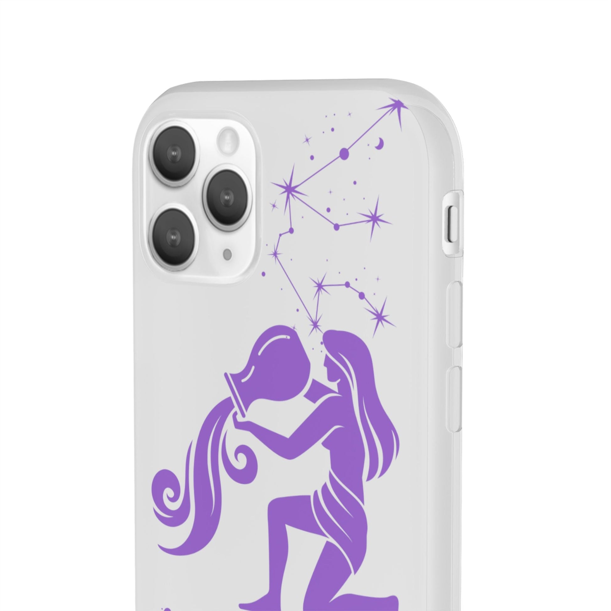 Aquarius Zodiac | Phone Cases | Clear - Phone Case - Totally Bri LLC