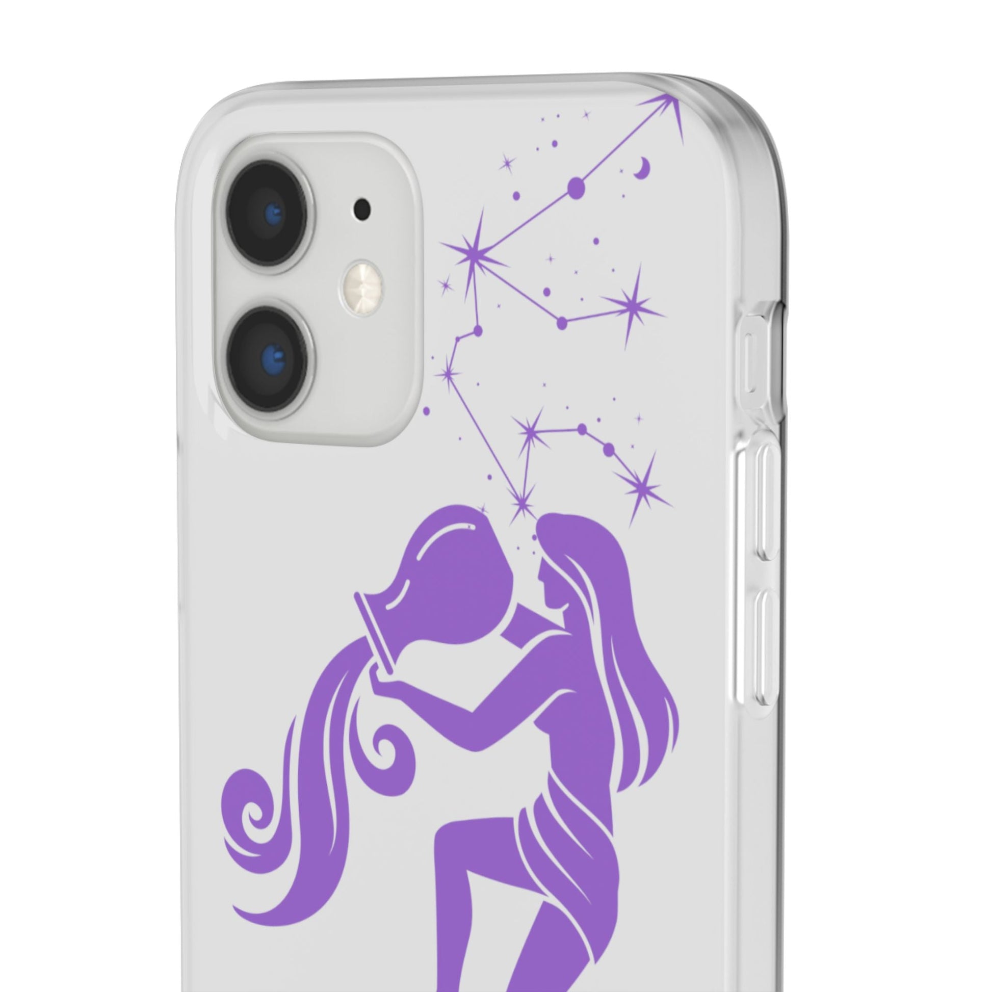 Aquarius Zodiac | Phone Cases | Clear - Phone Case - Totally Bri LLC