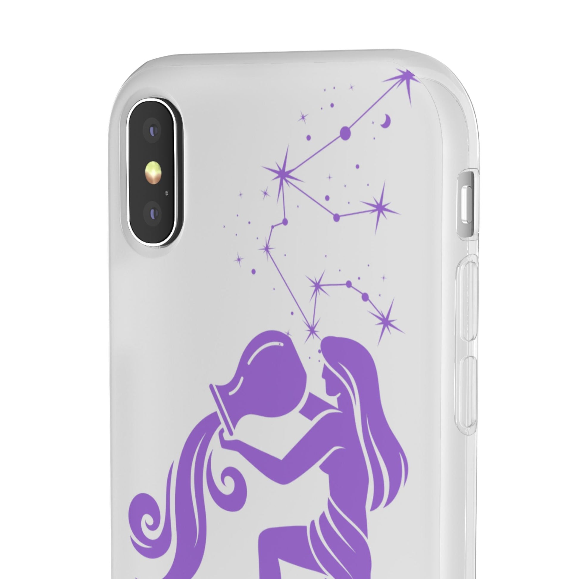Aquarius Zodiac | Phone Cases | Clear - Phone Case - Totally Bri LLC