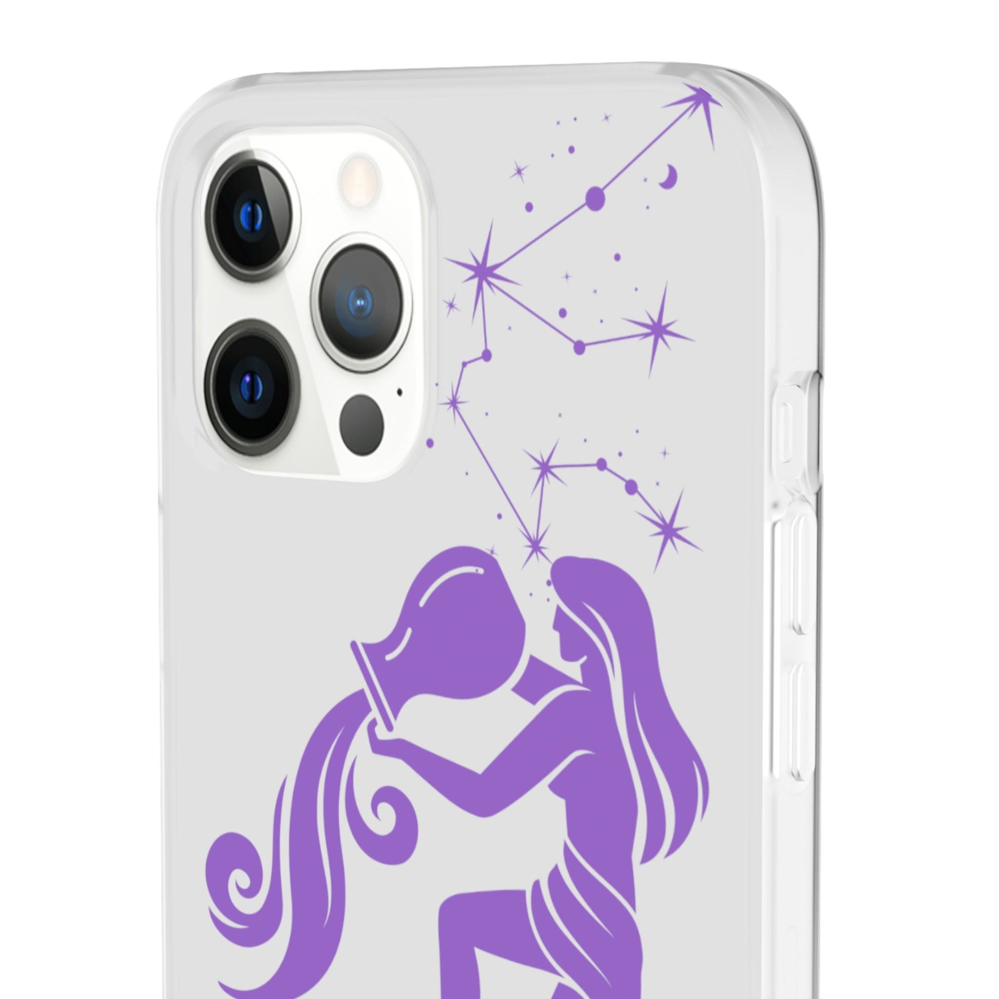 Aquarius Zodiac | Phone Cases | Clear - Phone Case - Totally Bri LLC