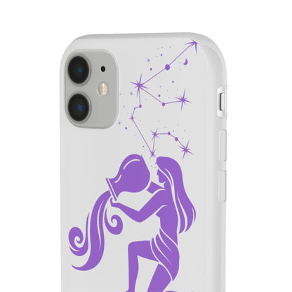 Aquarius Zodiac | Phone Cases | Clear - Phone Case - Totally Bri LLC