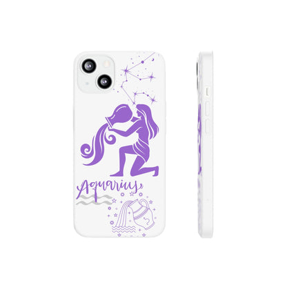 Aquarius Zodiac | Phone Cases | Clear - Phone Case - Totally Bri LLC