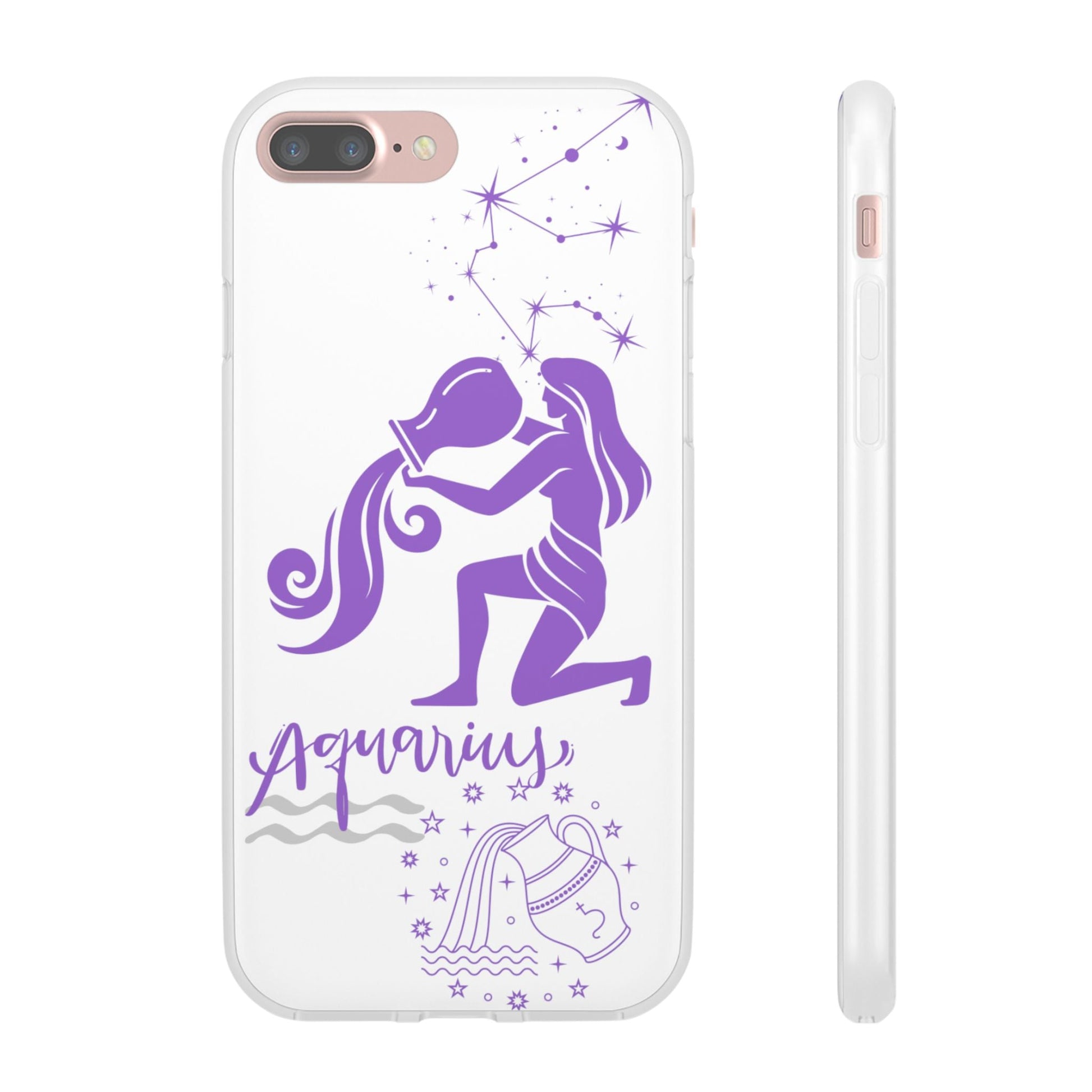 Aquarius Zodiac | Phone Cases | Clear - Phone Case - Totally Bri LLC