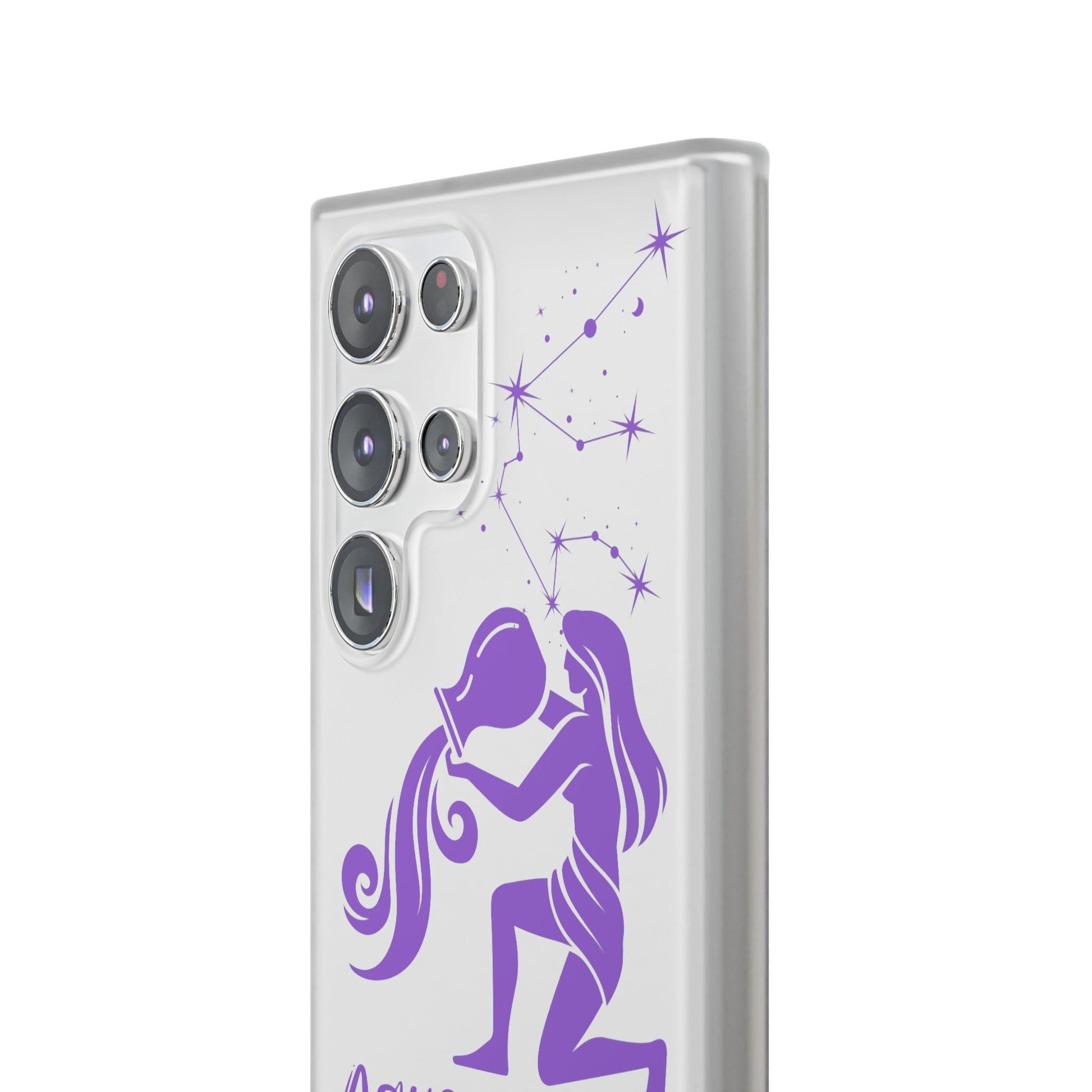 Aquarius Zodiac | Phone Cases | Clear - Phone Case - Totally Bri LLC