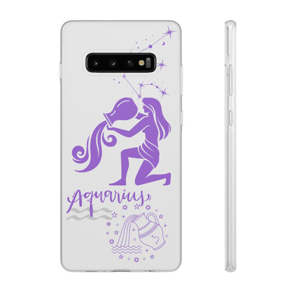 Aquarius Zodiac | Phone Cases | Clear - Phone Case - Totally Bri LLC