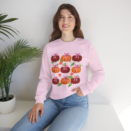Autumn Vibes Pumpkin Sweatshirt - Sweatshirt - Totally Bri LLC
