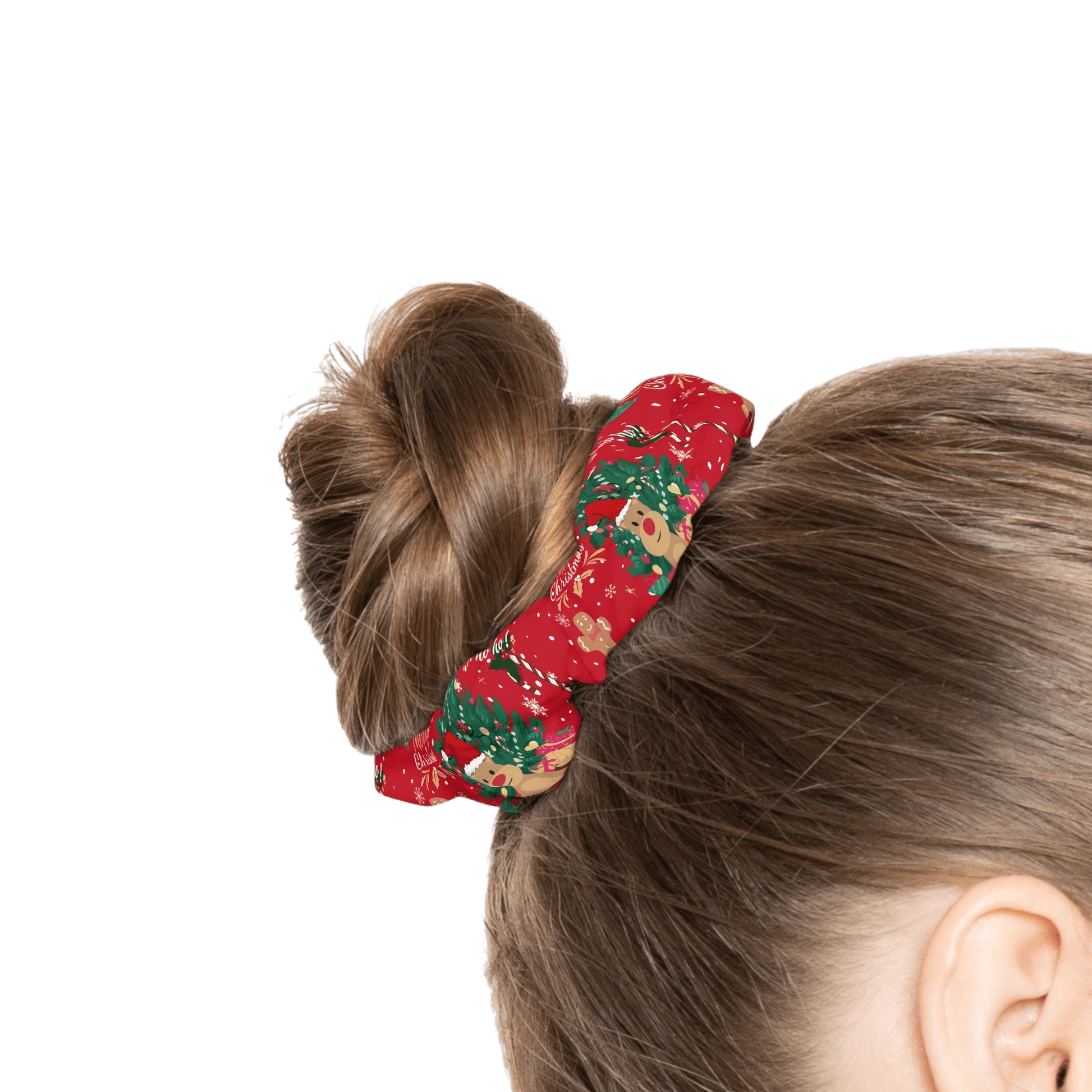 Christmas Pattern Scrunchie - Accessories - Totally Bri LLC