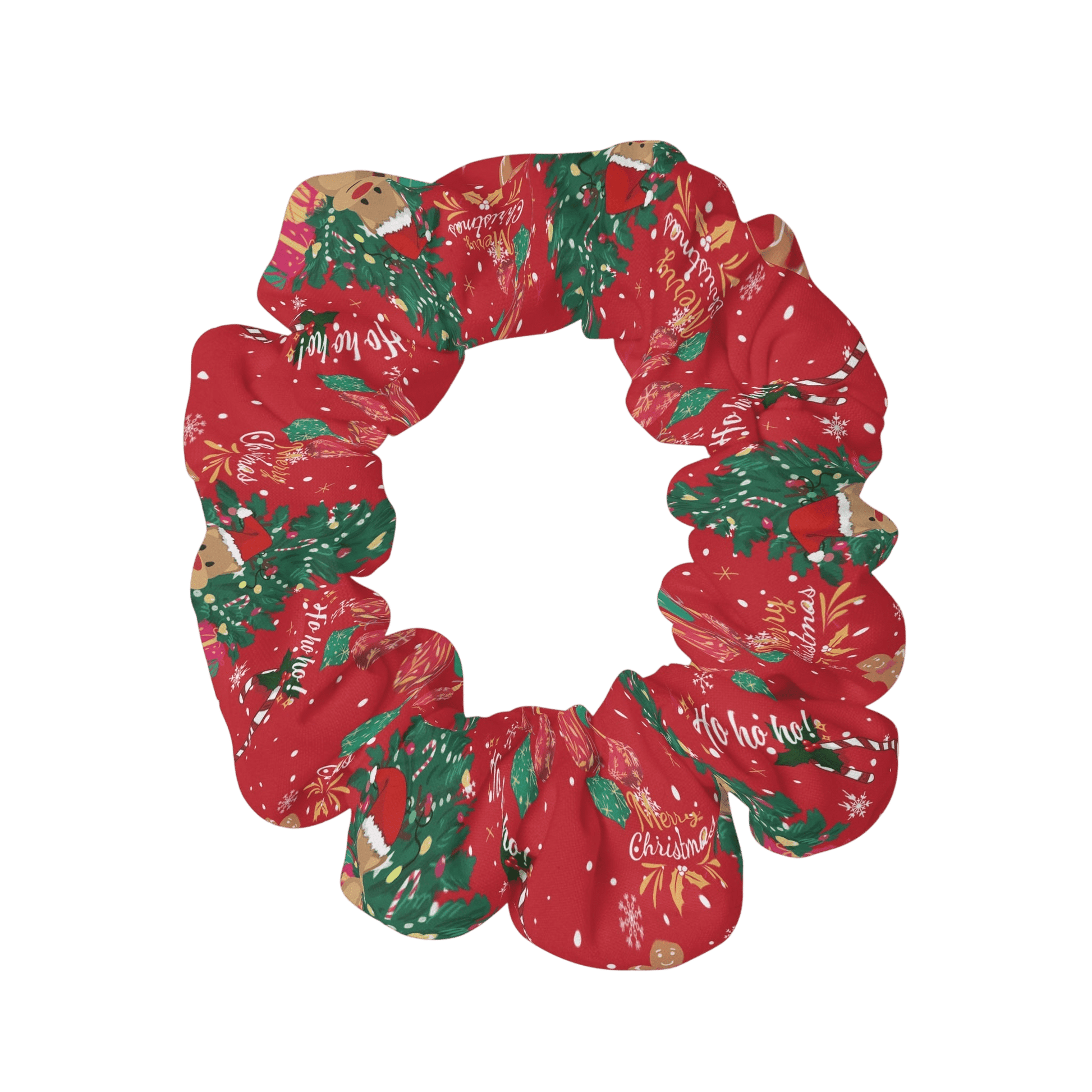 Christmas Pattern Scrunchie - Accessories - Totally Bri LLC