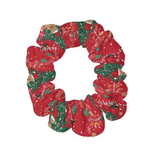 Christmas Pattern Scrunchie - Accessories - Totally Bri LLC