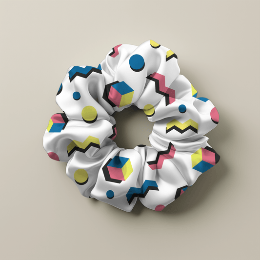Cute Geometric Pattern Scrunchie - Accessories - Totally Bri LLC