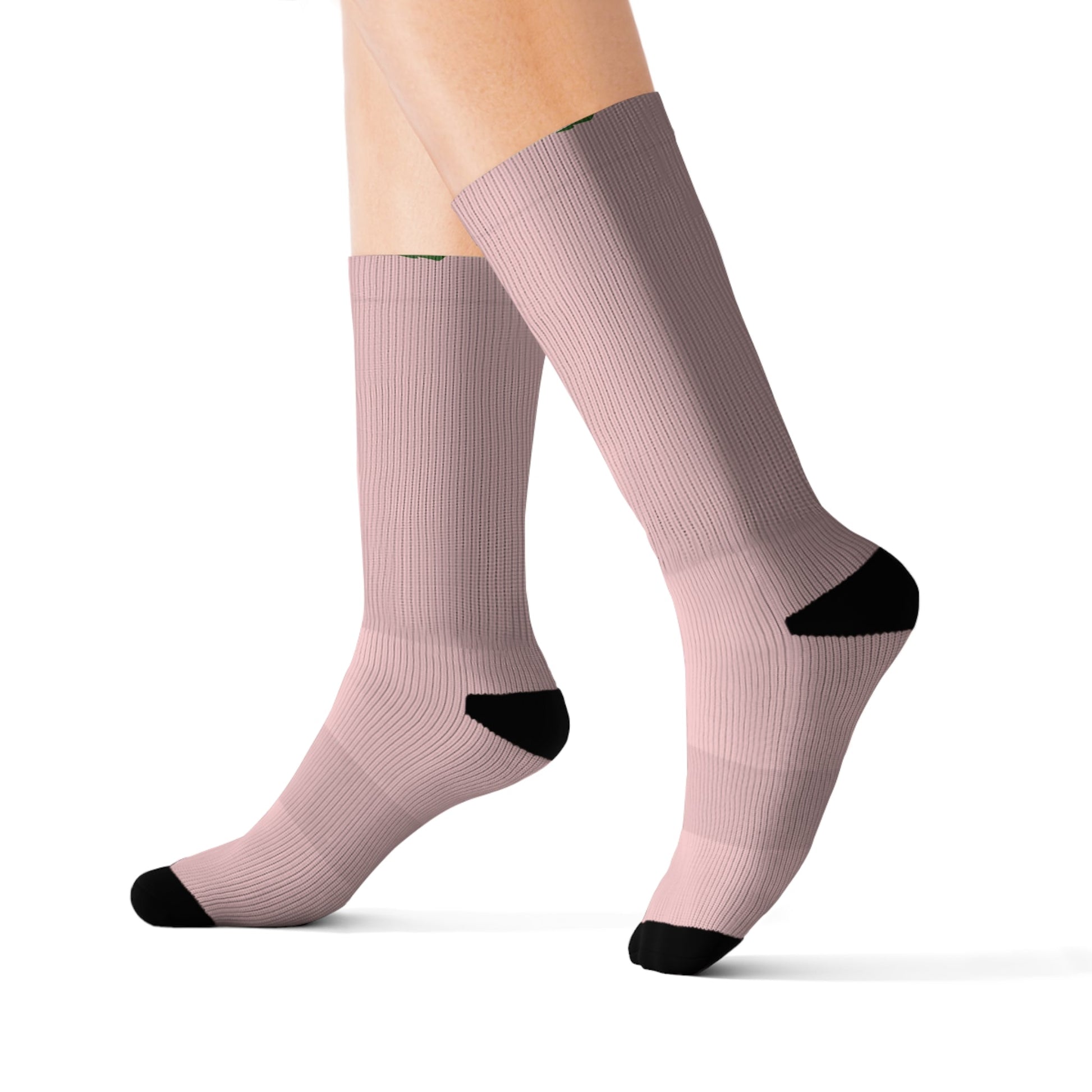 Pink Floral Delight | Socks - socks - Totally Bri LLC