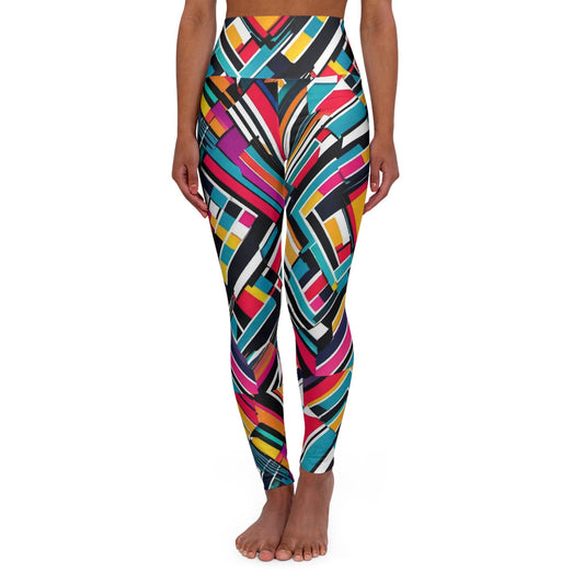 Prism Stride | High Waisted Yoga Leggings - All Over Prints - Totally Bri LLC