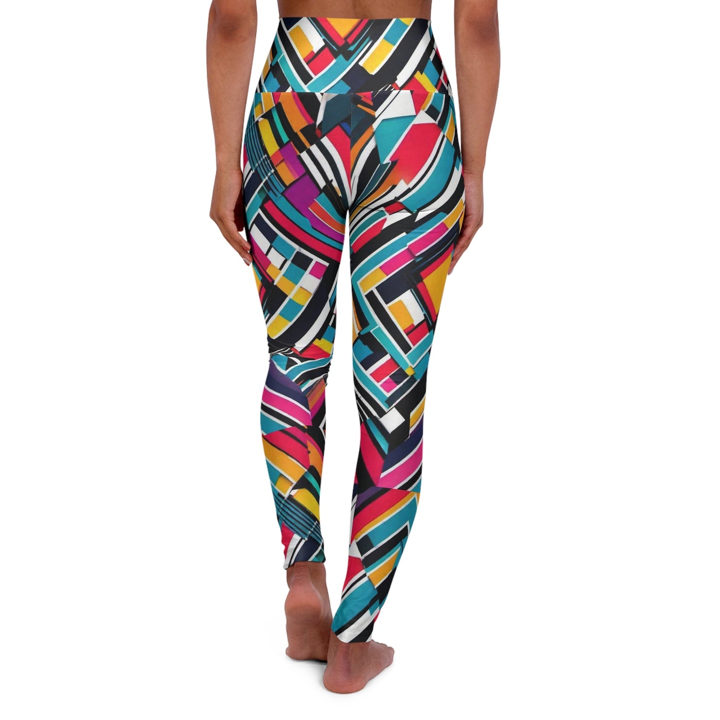 Prism Stride | High Waisted Yoga Leggings - All Over Prints - Totally Bri LLC