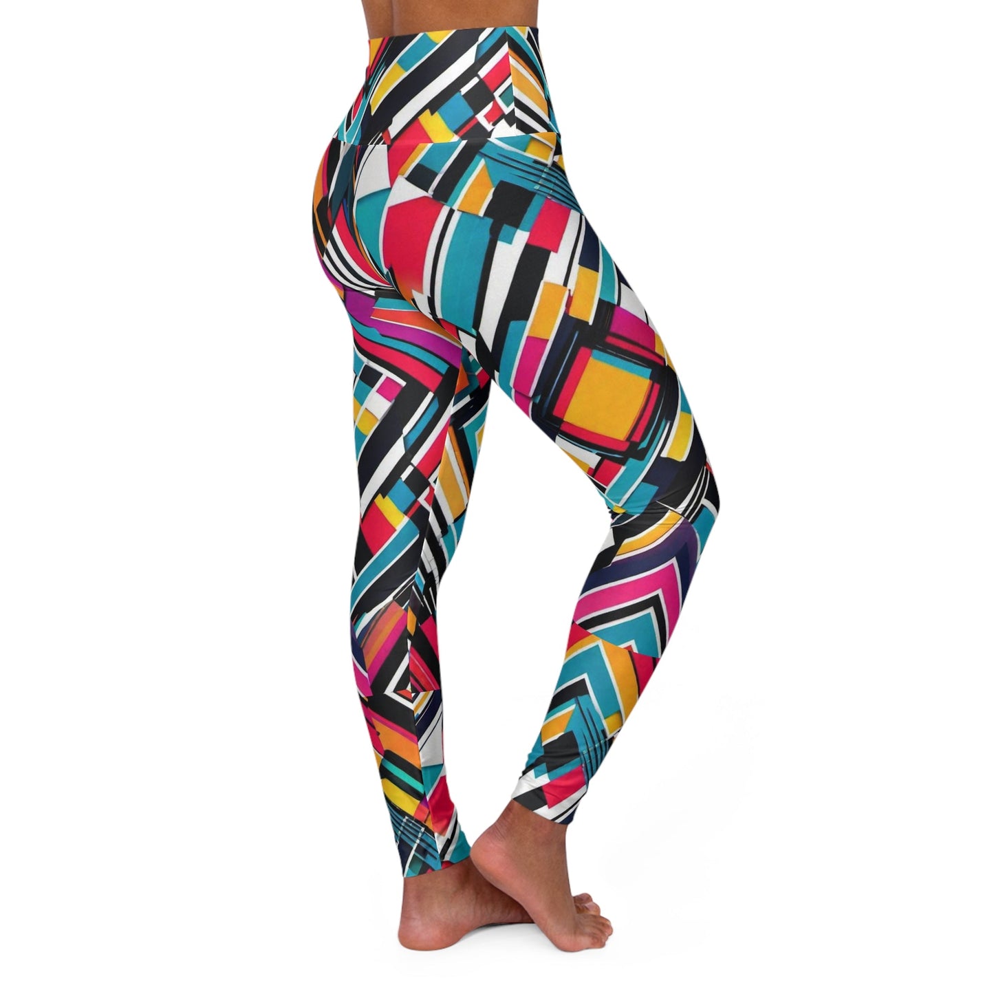 Prism Stride | High Waisted Yoga Leggings - All Over Prints - Totally Bri LLC
