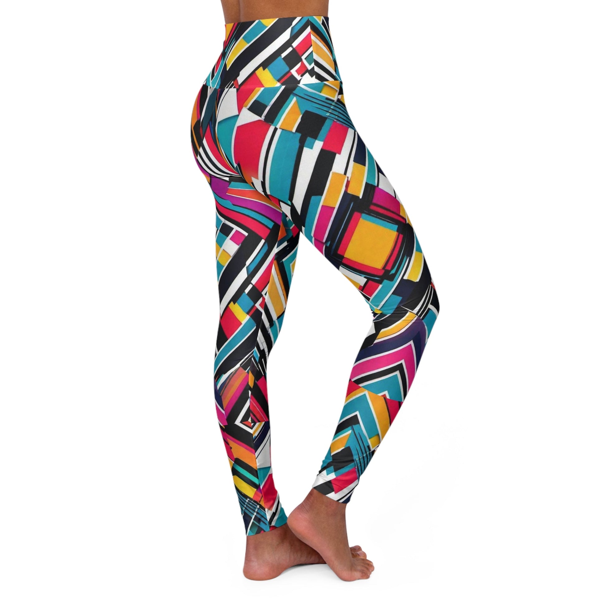 Prism Stride | High Waisted Yoga Leggings - All Over Prints - Totally Bri LLC