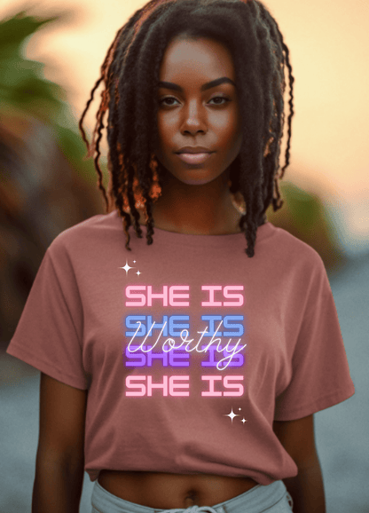 She Is Worthy | Crop Top - crop top - Totally Bri LLC