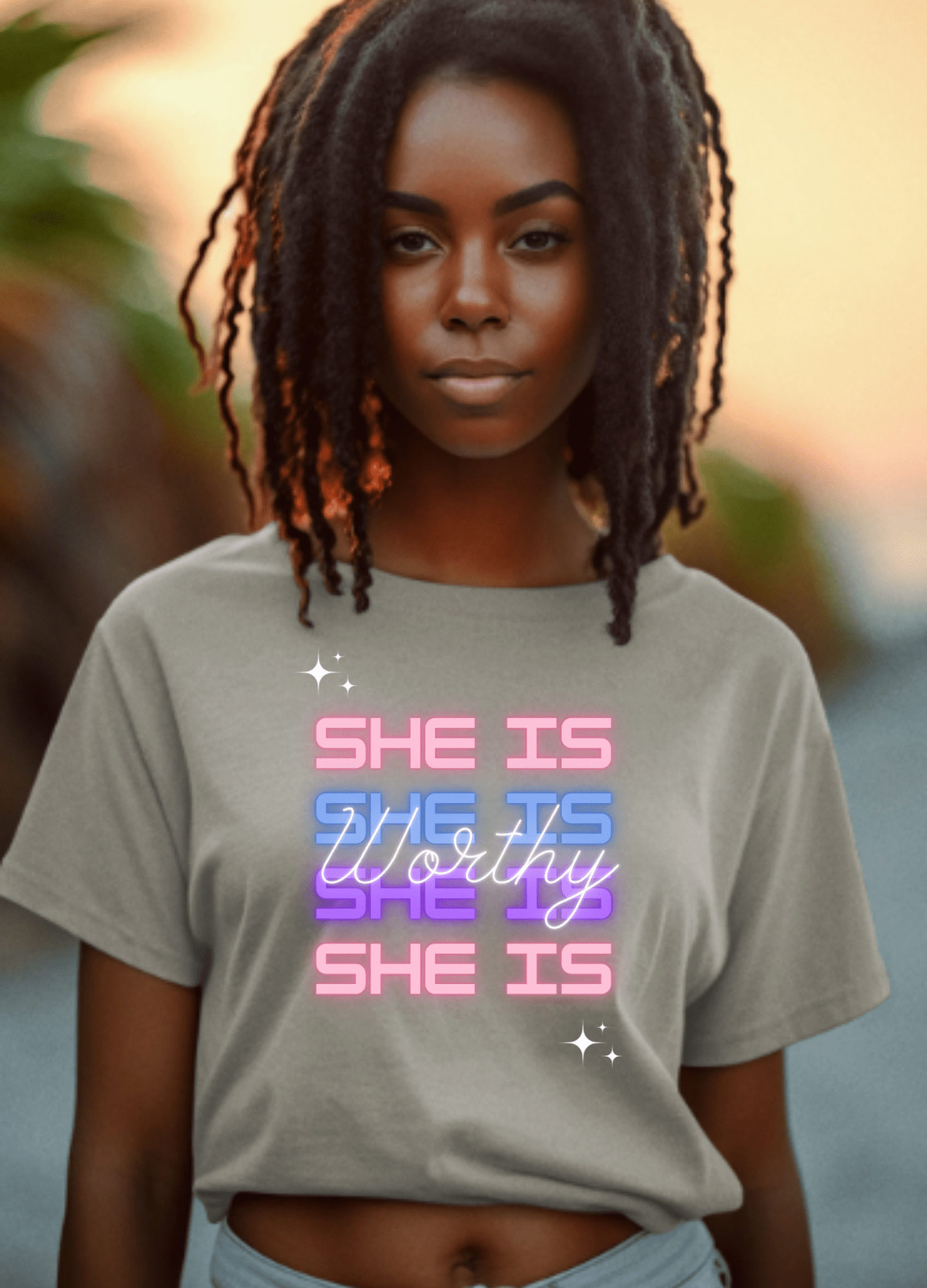 She Is Worthy | Crop Top - crop top - Totally Bri LLC