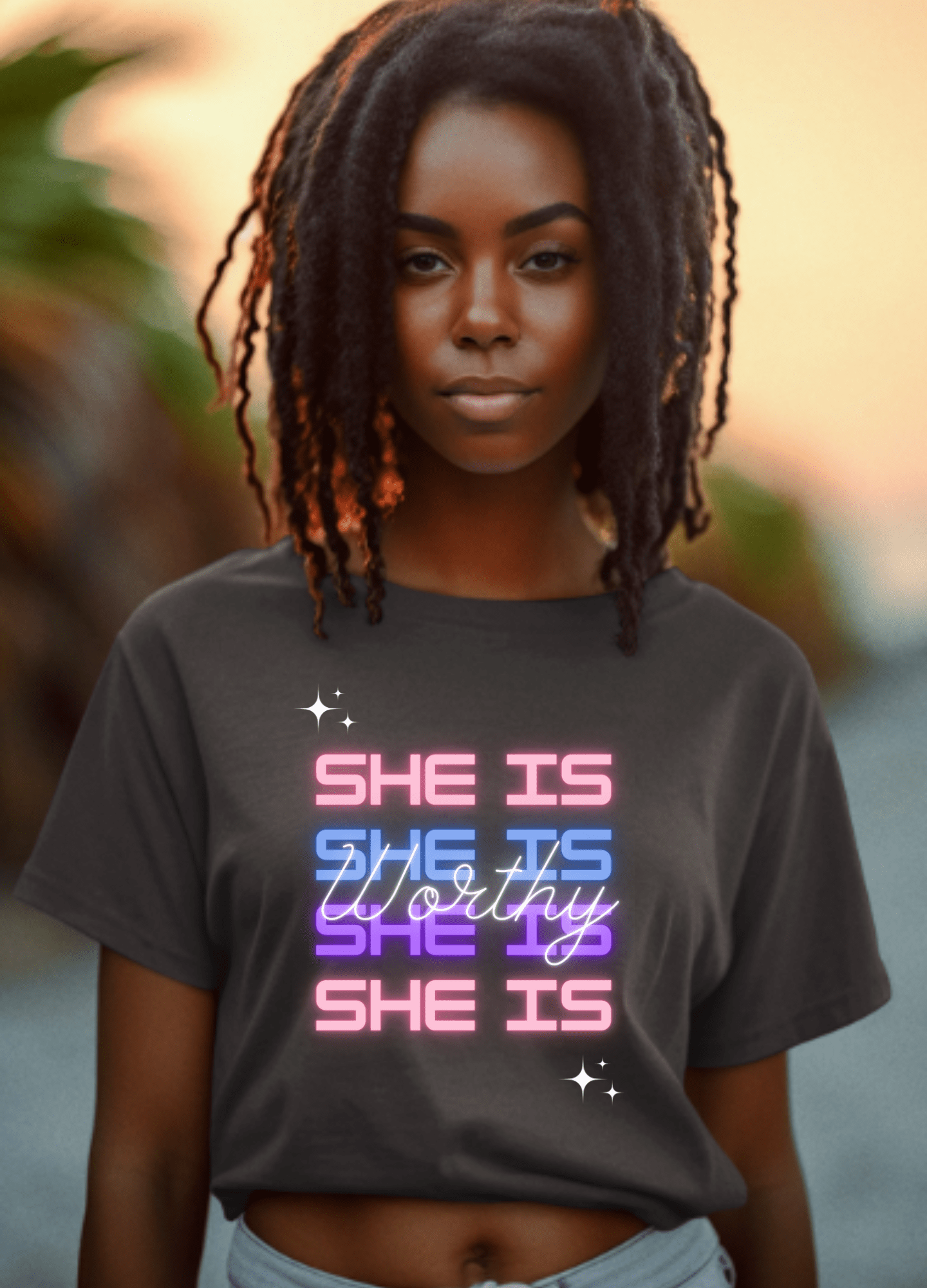 She Is Worthy | Crop Top - crop top - Totally Bri LLC