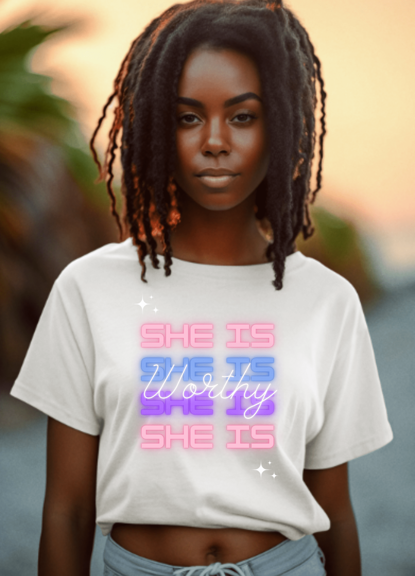 She Is Worthy | Crop Top - crop top - Totally Bri LLC