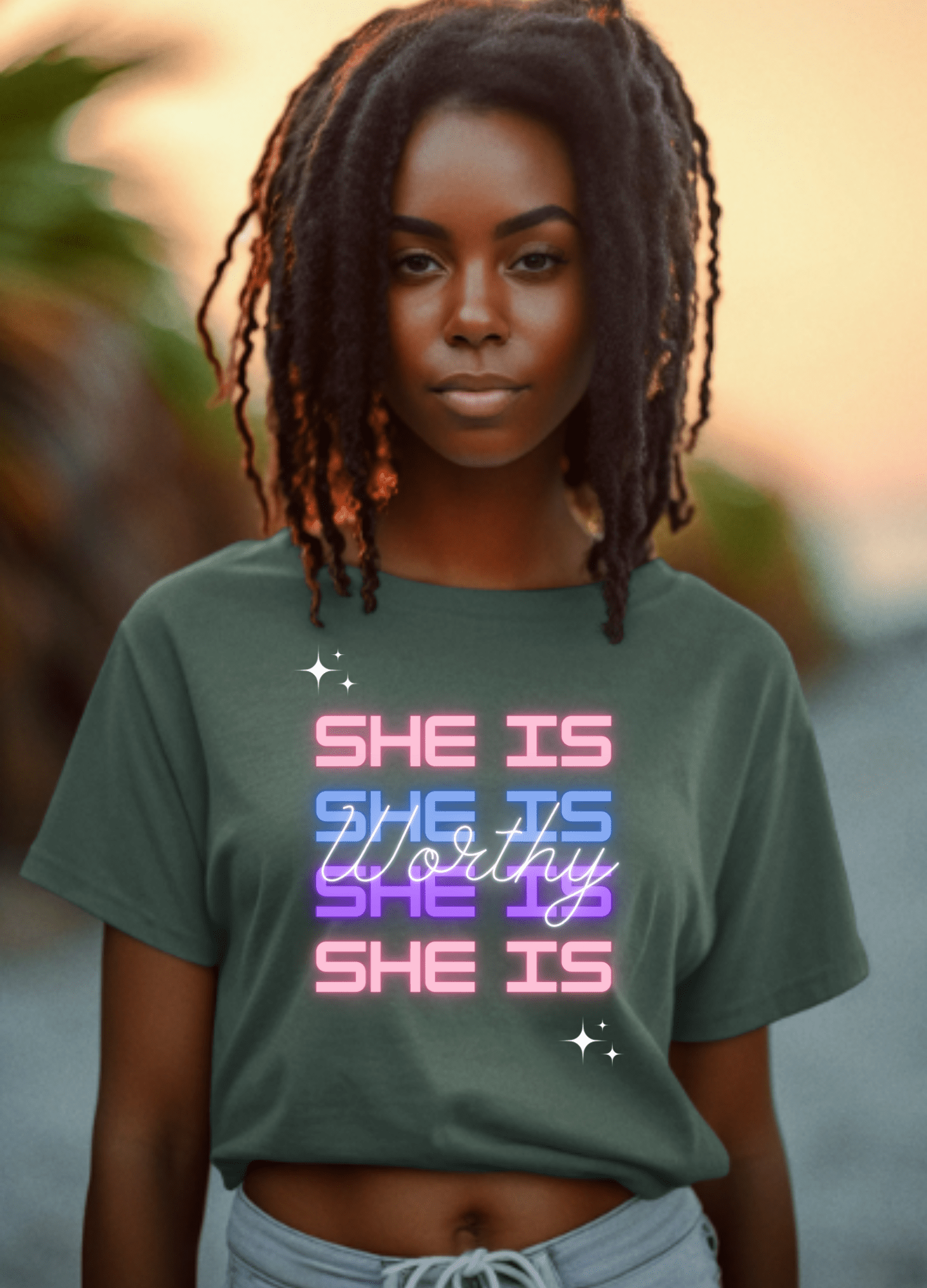 She Is Worthy | Crop Top - crop top - Totally Bri LLC