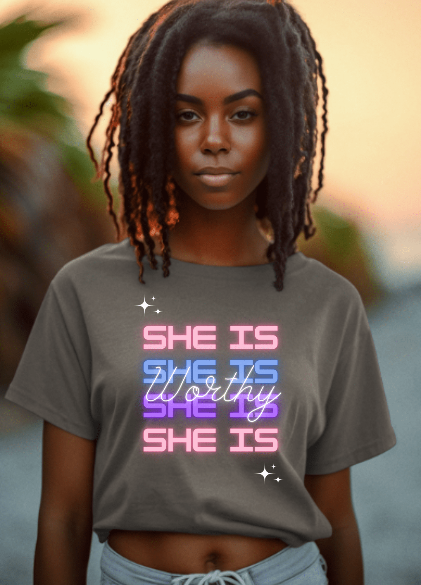 She Is Worthy | Crop Top - crop top - Totally Bri LLC