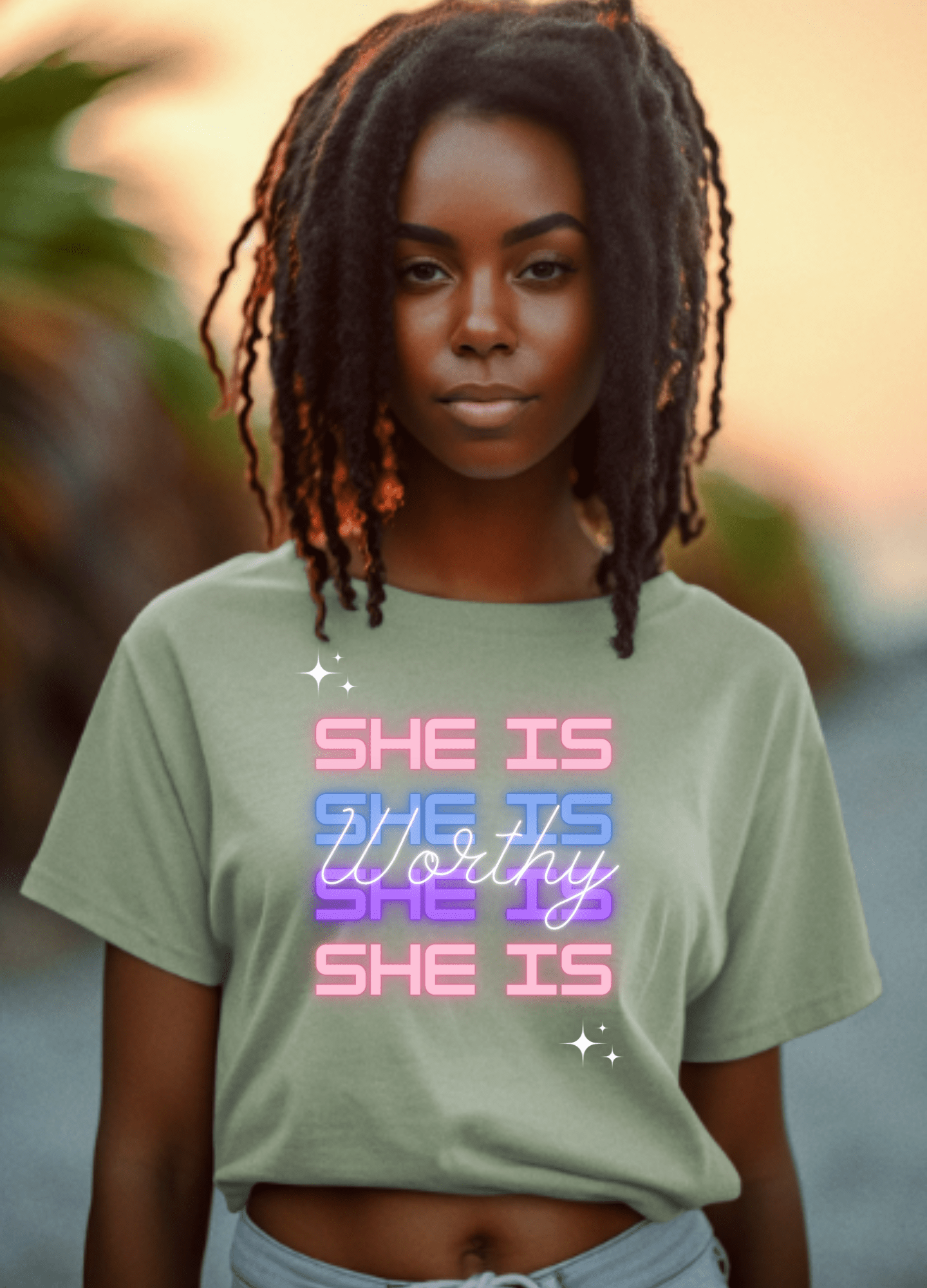 She Is Worthy | Crop Top - crop top - Totally Bri LLC