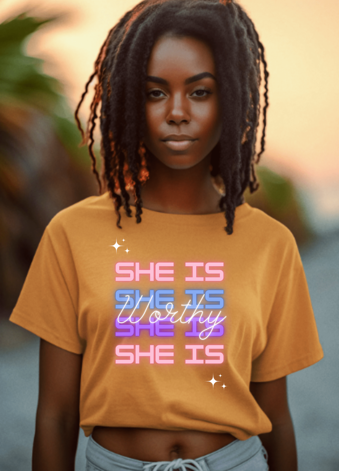 She Is Worthy | Crop Top - crop top - Totally Bri LLC