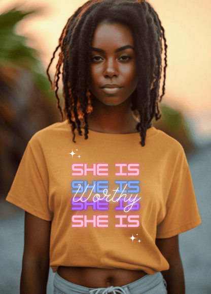 She Is Worthy | Crop Top - crop top - Totally Bri LLC