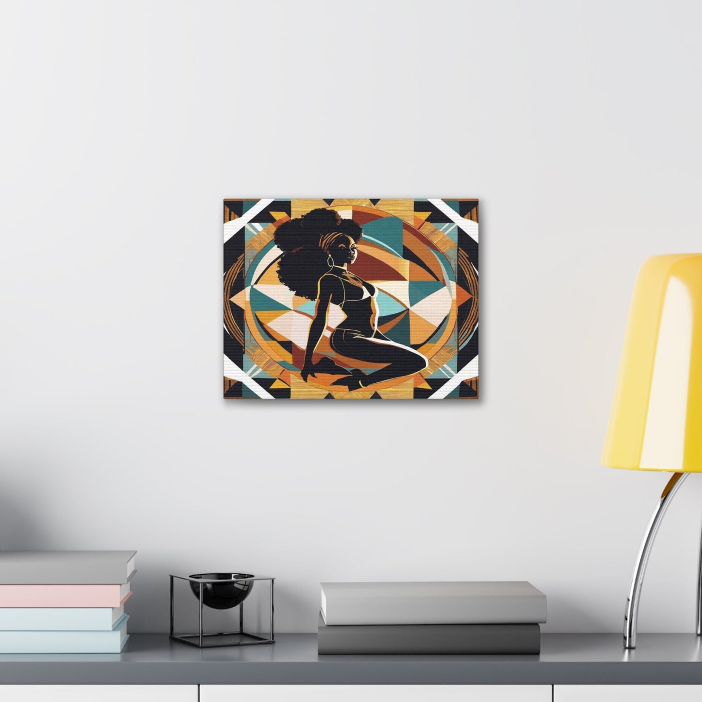 Abstract Afro Beauty | Canvas Gallery Wraps - Canvas - Totally Bri LLC