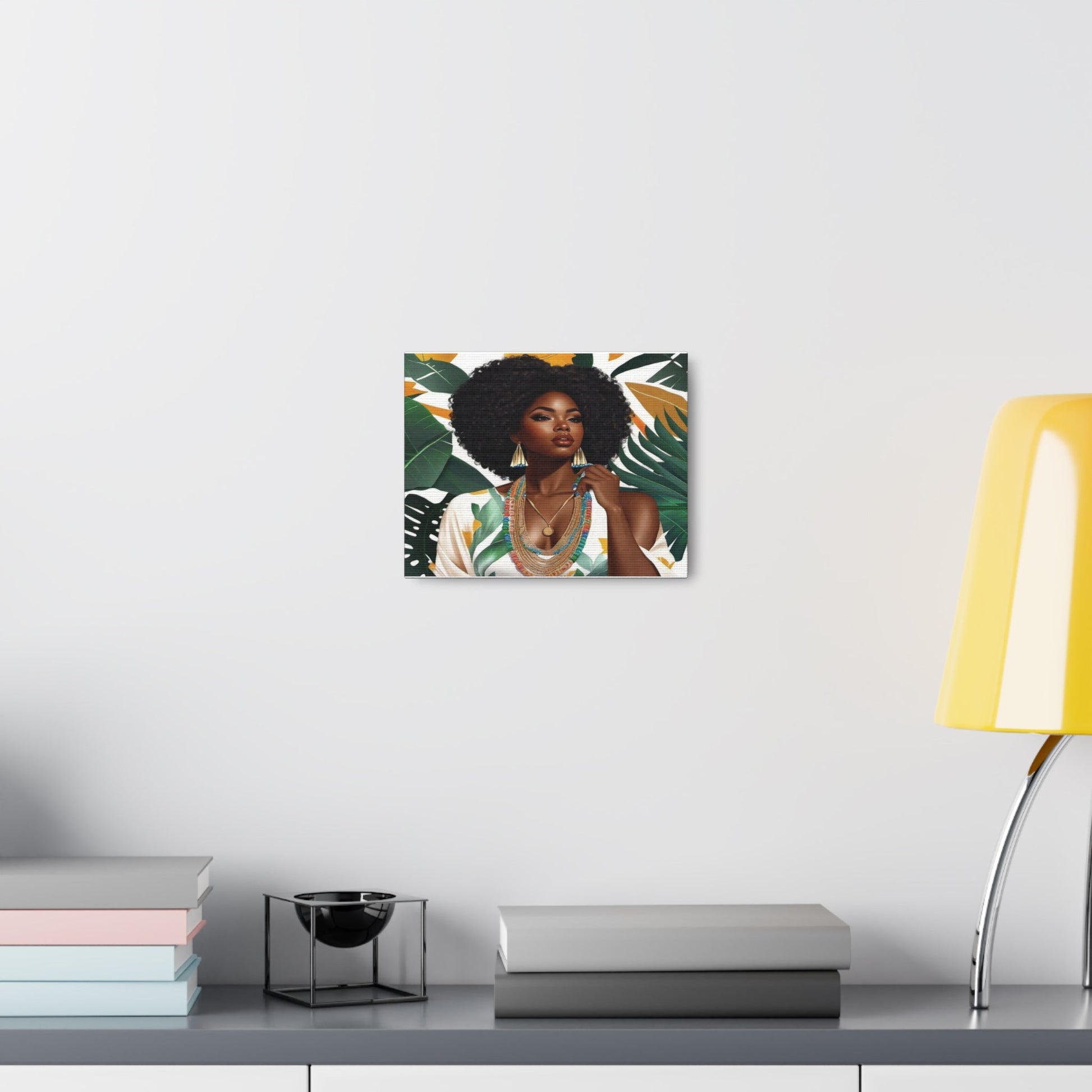 Afro Chic | Black Girl Art | Canvas Wraps - Canvas - Totally Bri LLC