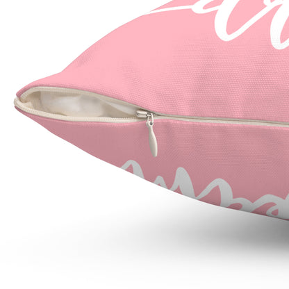 Dream | Square Pillow | Pink - Home Decor - Totally Bri LLC
