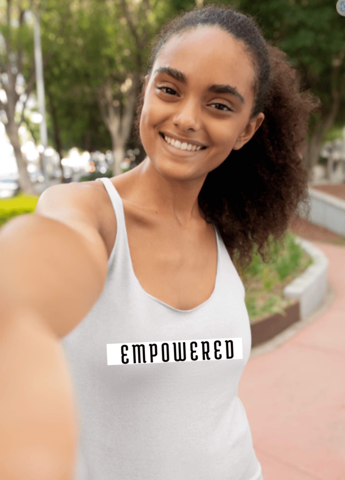 Empowered | Tank Top - Tank Top - Totally Bri LLC