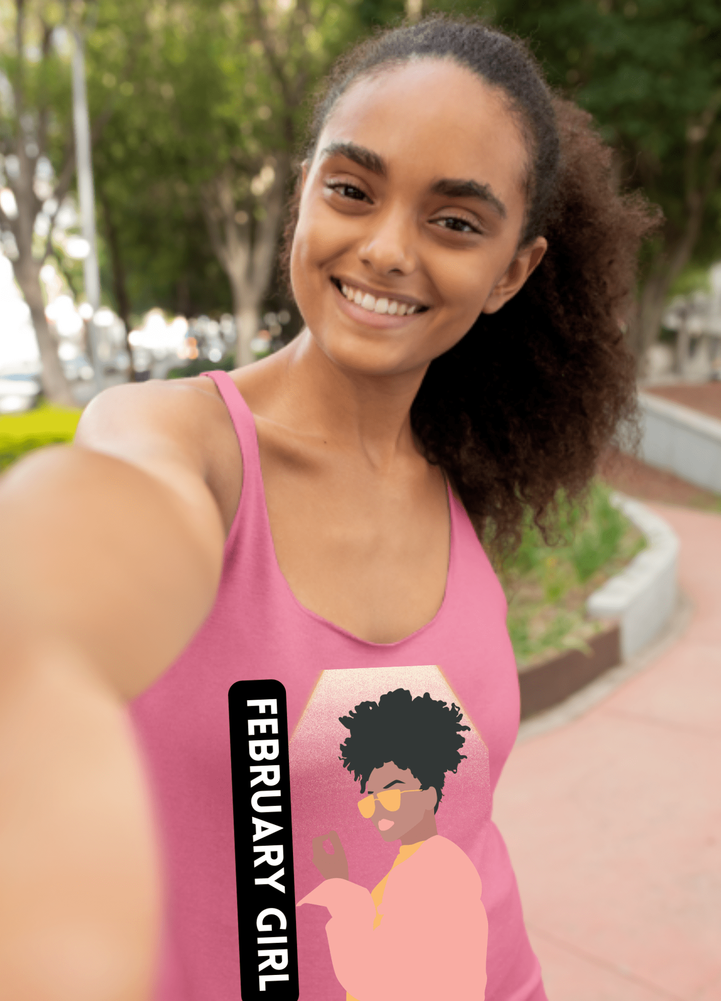 February Girl | Racerback Tank - Tank Top - Totally Bri LLC