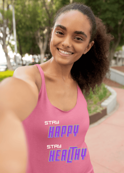 Happy and Healthy | Tank Top - Tank Top - Totally Bri LLC