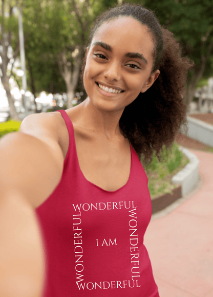 I Am Wonderful | Tank Top - Tank Top - Totally Bri LLC