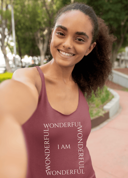 I Am Wonderful | Tank Top - Tank Top - Totally Bri LLC