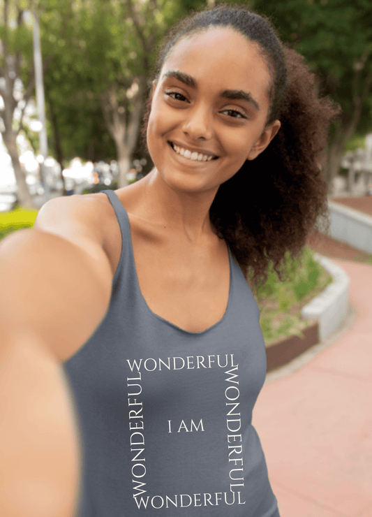 I Am Wonderful | Tank Top - Tank Top - Totally Bri LLC
