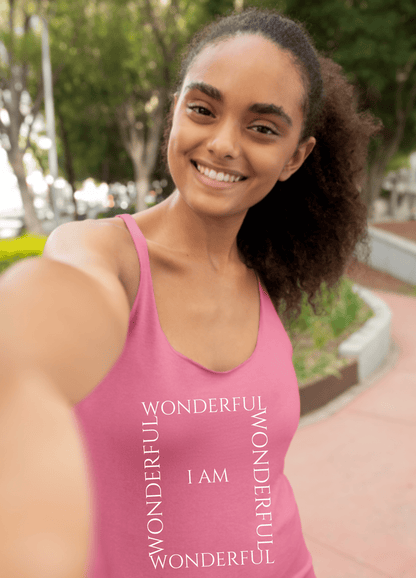 I Am Wonderful | Tank Top - Tank Top - Totally Bri LLC