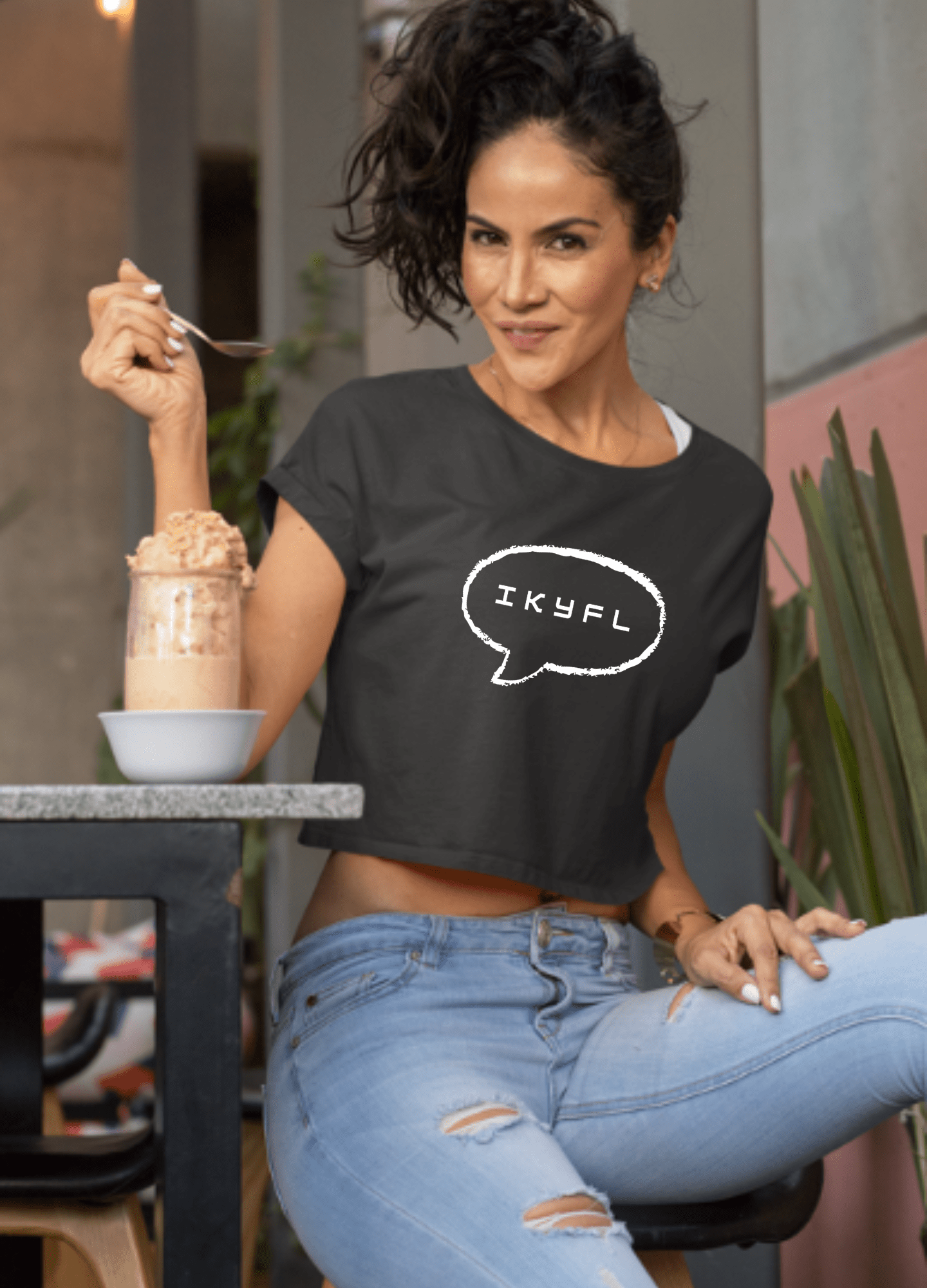 IKYFL | Funny | Crop Top - crop top - Totally Bri LLC
