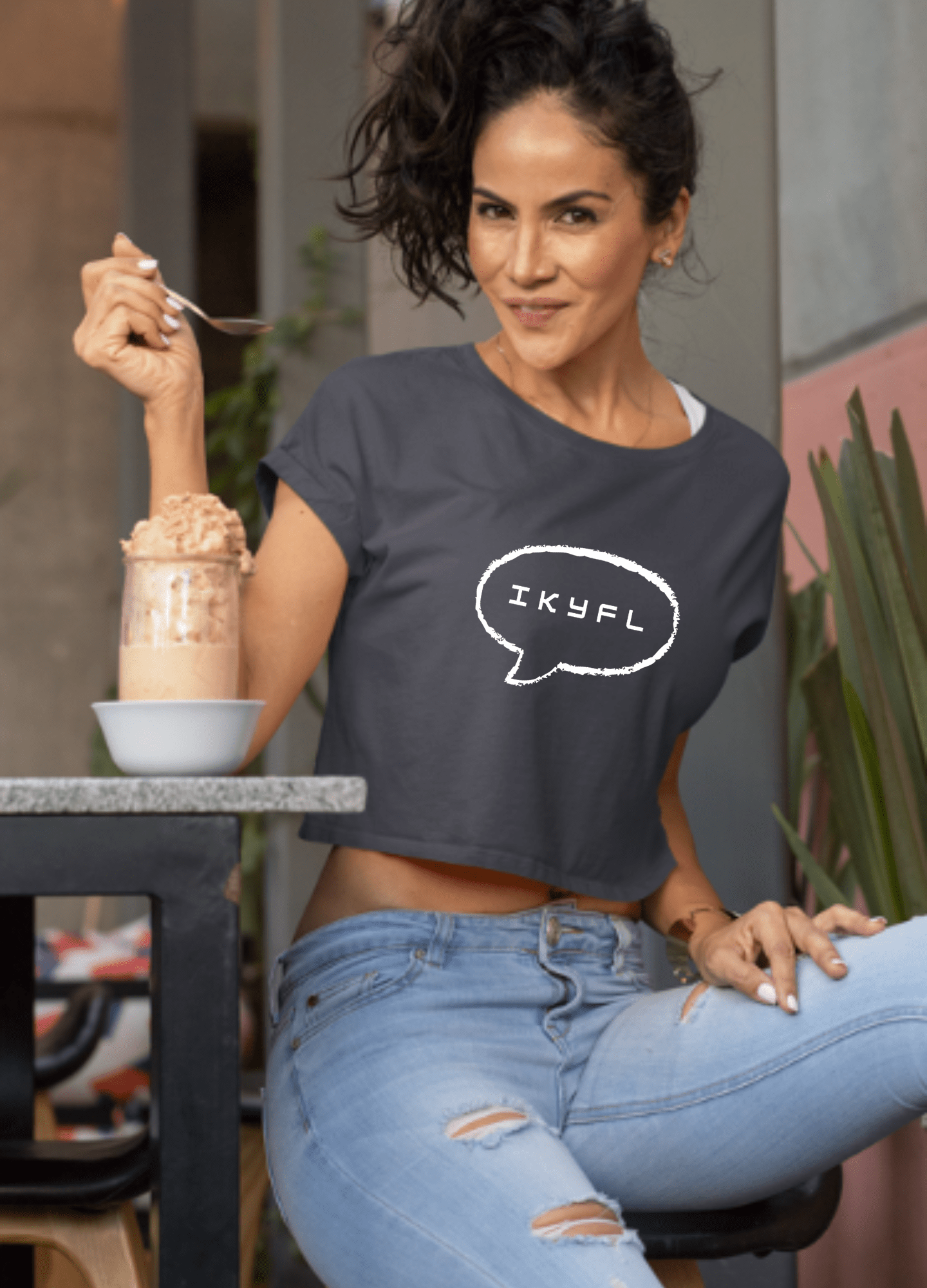 IKYFL | Funny | Crop Top - crop top - Totally Bri LLC