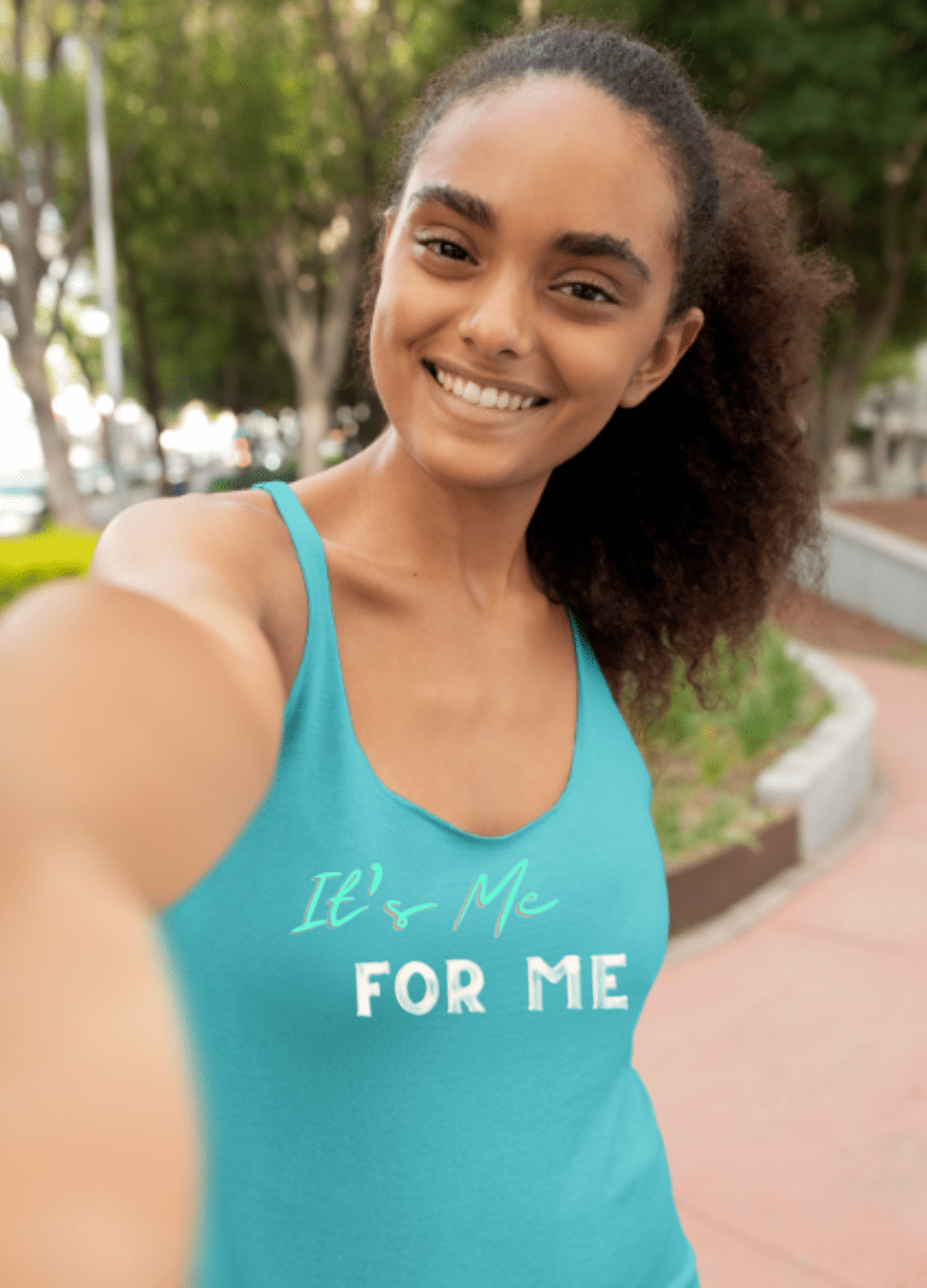 It's Me For Me | Racerback Tank - Tank Top - Totally Bri LLC