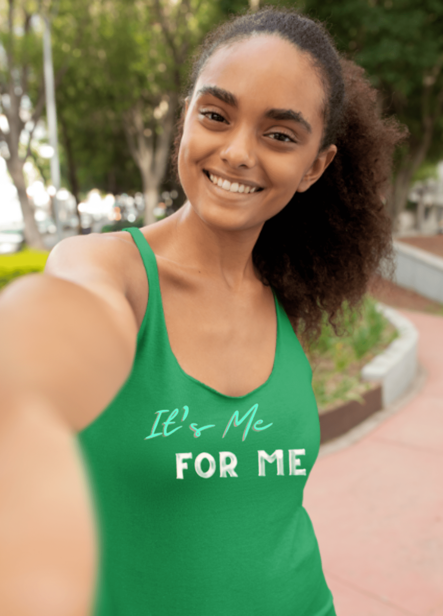 It's Me For Me | Racerback Tank - Tank Top - Totally Bri LLC